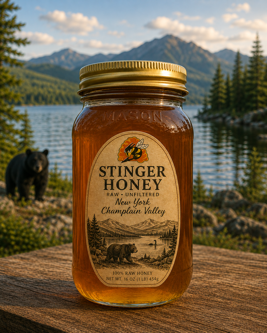 New York Champlain Valley Raw Honey